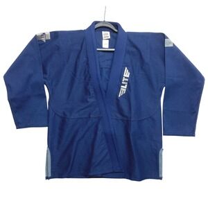 Elite Sports BJJ Gi Navy Blue Martial Arts Kimono Jacket A3 ET2500NAVYA3